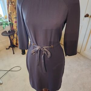 Dynamite Charcoal Long Sleeve Dress